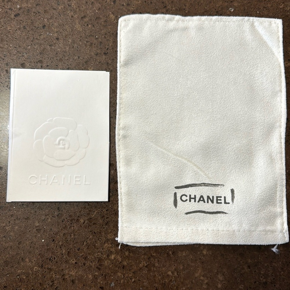 CHANEL dust bag and receipt card